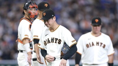 巨人、先発・井上が6回まで1安打無失点も…里崎氏「結果的に投手交代が…」