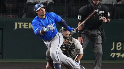 DeNA・宮﨑、さすがの打撃技術　掛布氏「インコースのボールを打つのがうまい」