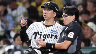 阪神、2試合連続完封負け…佐藤輝がベンチ外、森下が負傷交代　掛布氏「2安打では何もできませんよね」
