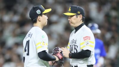 ソフトバンク・前田悠伍、勝利投手の権利まであとアウト1つも…石川雅規さん「1人1人いけるところまでのイメージできていると思う」