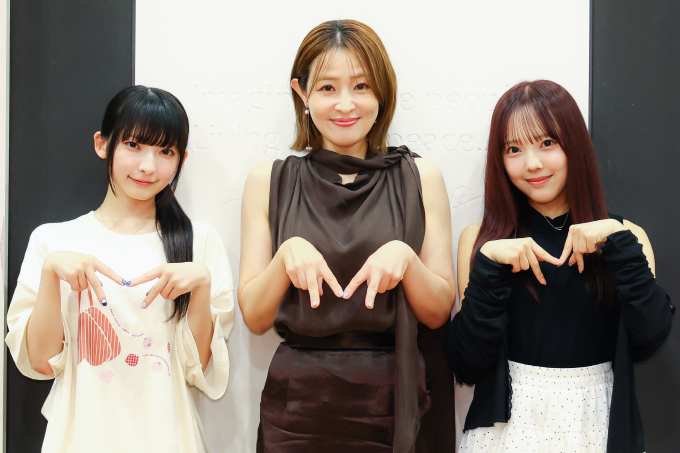 永田詩央里、大沢あかね、落合希来里