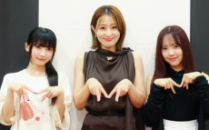 永田詩央里、大沢あかね、落合希来里