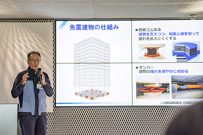 実際に建物を揺らす振動実験に密着!奥村組の技術研究所ツアーへ行ってみた